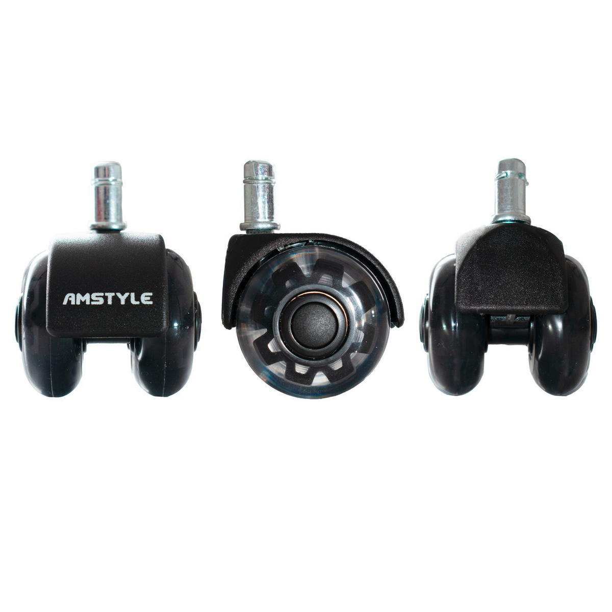 DREHSTUHLROLLE  in  - Schwarz, Design, Kunststoff (5/8/5cm) - Livetastic
