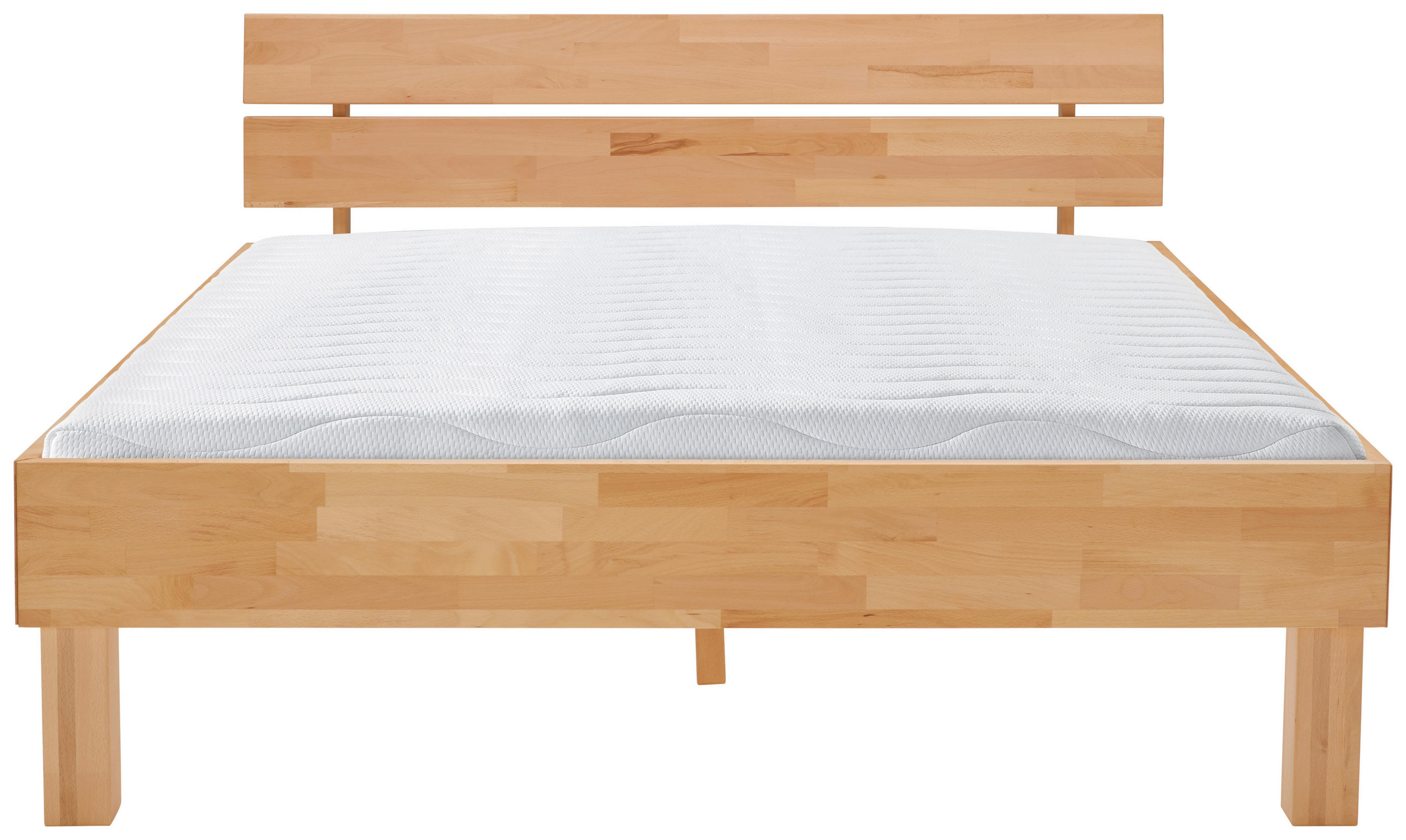POSTEĽ, 160/200 cm, farba buka - farba buka, Natur, drevo (160/200cm) - Carryhome