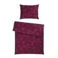 BETTWÄSCHE Satin 140/200 cm  - Bordeaux/Multicolor, KONVENTIONELL, Textil (140/200cm) - Novel