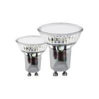 Set Becuri Led   GU10 3 W  - străveziu, Basics, sticlă (5,3cm) - Eglo