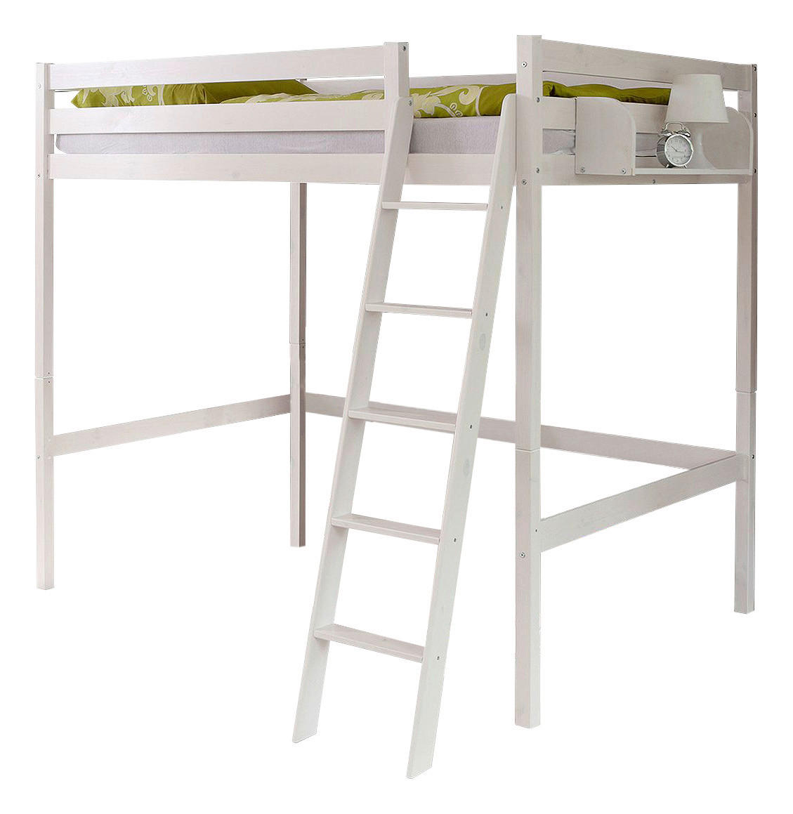 HOCHBETT 140/200 cm,  in Leiter  - Weiß, Basics, Holz (140/200cm) - MID.YOU