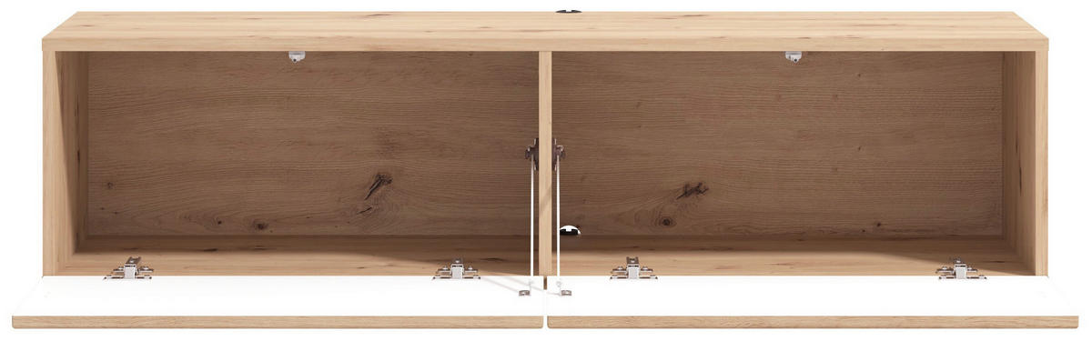 TV-ÁLLVÁNY Artisan tölgy  - Artisan tölgy, Basics, faalapú anyag (128/32/42cm) - Xora