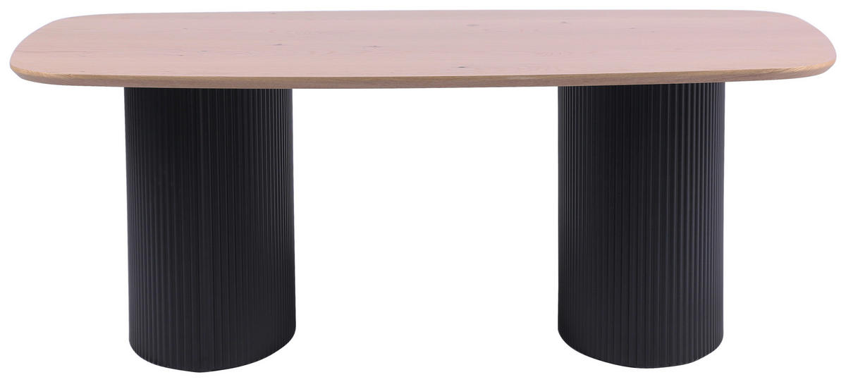 DOHÁNYZÓASZTAL fa, faalapú anyag 120/70/45 cm   - tölgyfa színű/fekete, Design, faalapú anyag/fa (120/70/45cm) - Stylife