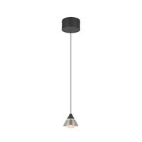LED-HÄNGELEUCHTE Romeo 14,5/200 cm   - Schwarz, Design, Metall (14,5/200cm) - Trio Leuchten