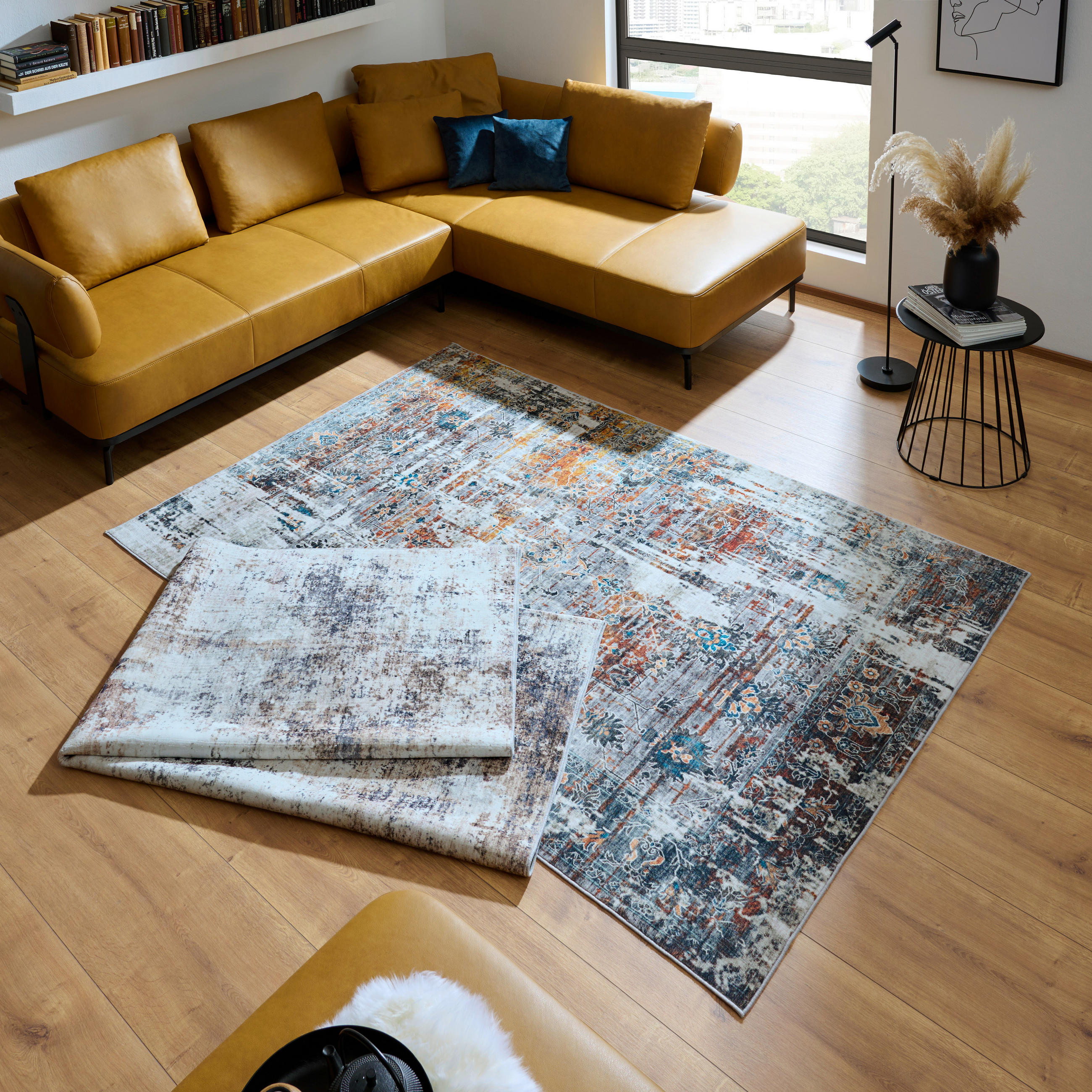 PLOCHO TKANÝ KOBEREC, 160/230 cm, viacfarebná - viacfarebná, Trend, textil (160/230cm) - Novel