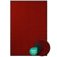 SCHMUTZFANGMATTE  120/180 cm  Rot  meliert  - Rot, Basics, Kunststoff/Textil (120/180cm) - Floordirekt