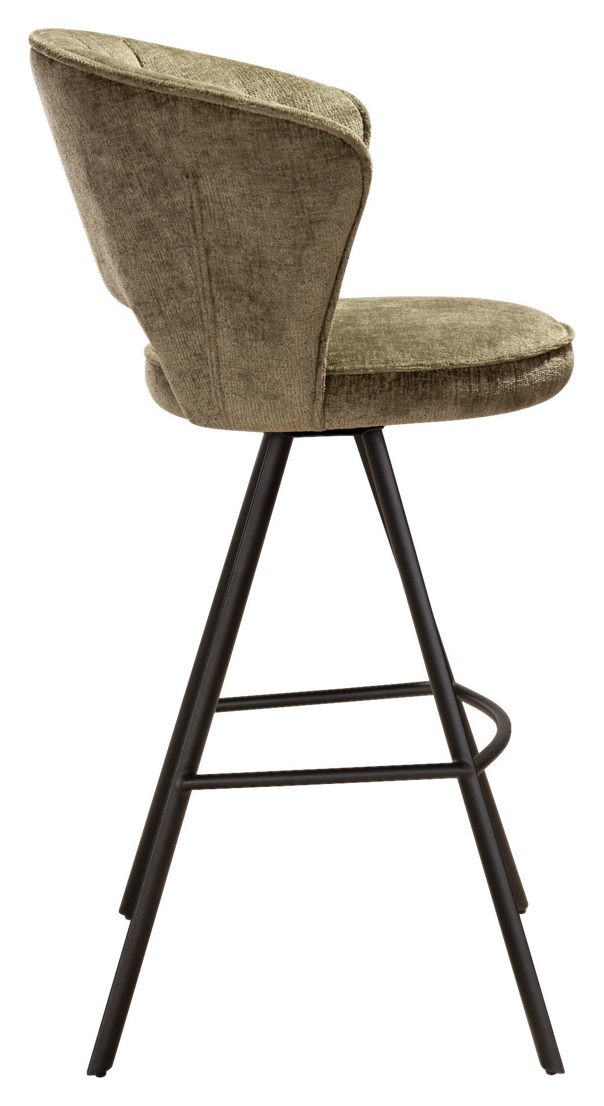 BARPALL i grön  - grön/svart, Design, metall/textil (54/103/54cm) - Novel