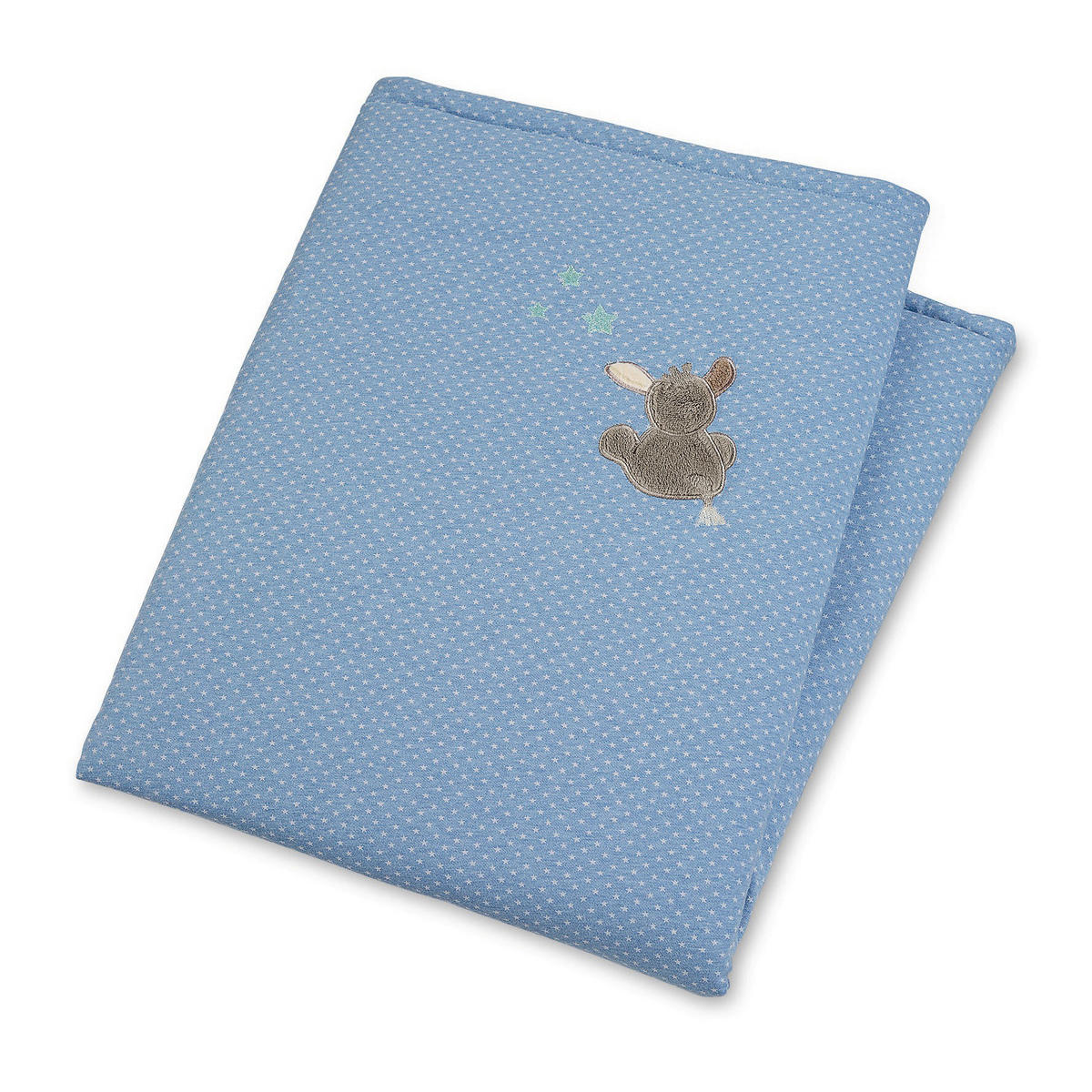 SCHMUSEDECKE Emmi   - Hellblau, Basics, Textil (100/75/1cm) - Sterntaler