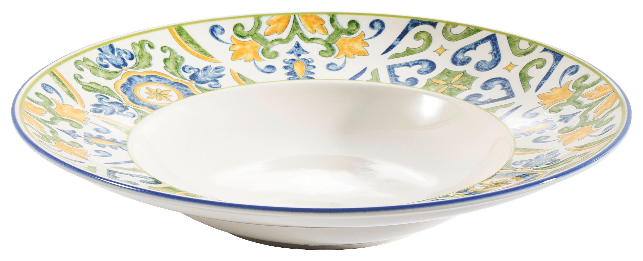 PASTATELLER Steinzeug  - Blau/Gelb, LIFESTYLE, Keramik (30cm) - Ritzenhoff Breker