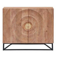 KOMMODE  in 100/90/45 cm  - Schwarz/Braun, Holz/Metall (100/90/45cm) - Kare-Design