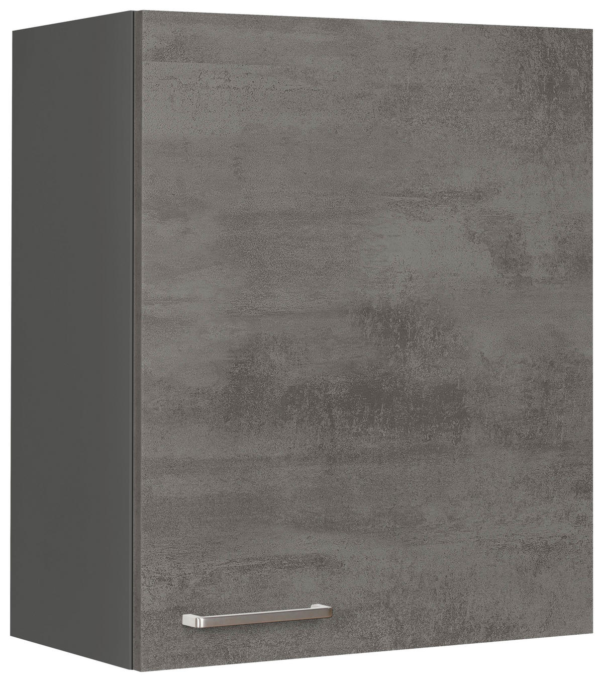 KÜCHENOBERSCHRANK 60/72/35 cm  in Schieferfarben  - Schieferfarben/Edelstahlfarben, MODERN, Holzwerkstoff (60/72/35cm) - Nobilia