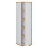 SCHUHSCHRANK  in 30/110/33 cm  - Honigeiche/Schwarz, Design, Holzwerkstoff/Kunststoff (30/110/33cm) - MID.YOU