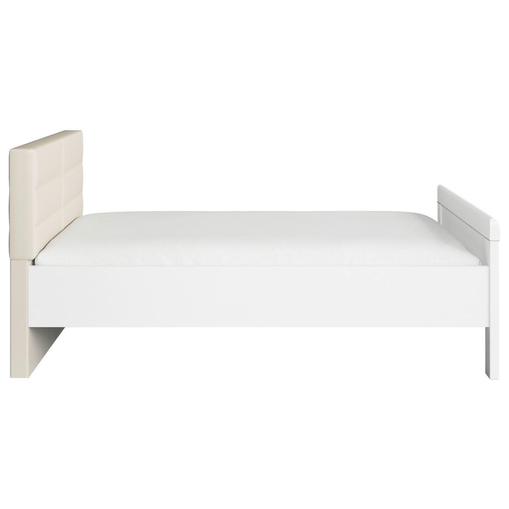 Thumbnail - Novel Bett, Weiß, Champagner, 100x200 cm, Blauer Engel, Goldenes M, BQ - Bündnis für Qualität, Made in Germany, in versc...