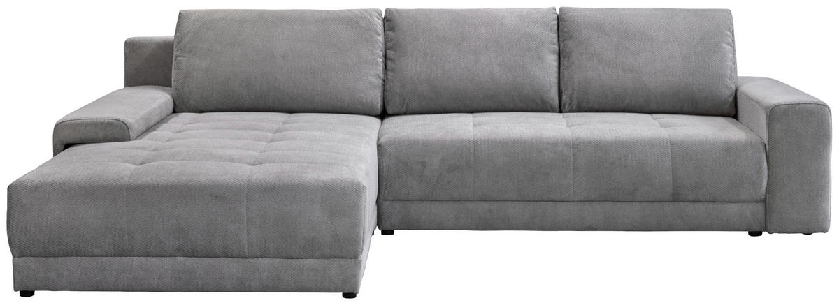 ECKSOFA Hellgrau  - Hellgrau, Trend, Textil (213/208cm) - MID.YOU