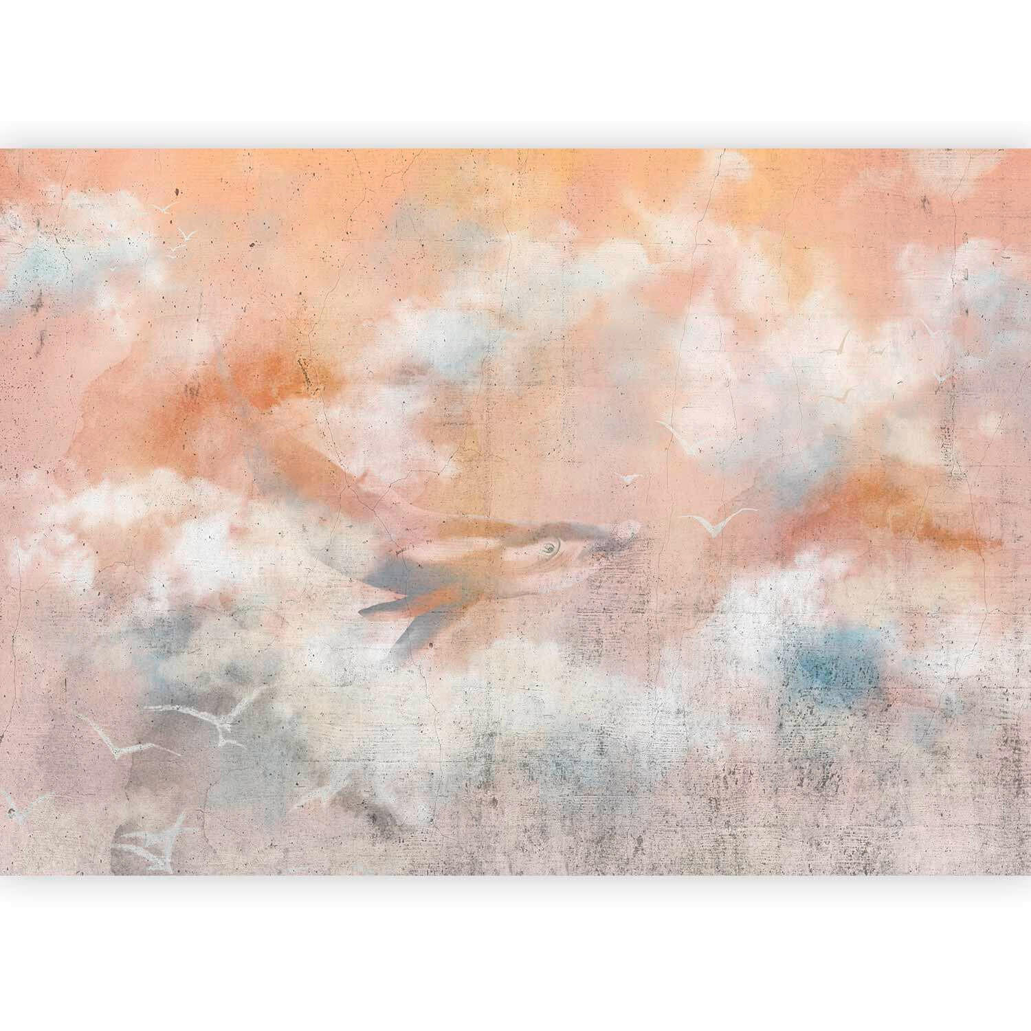 FOTOTAPETE  - Orange/Grau, LIFESTYLE, Textil (250/175cm) - artgeist