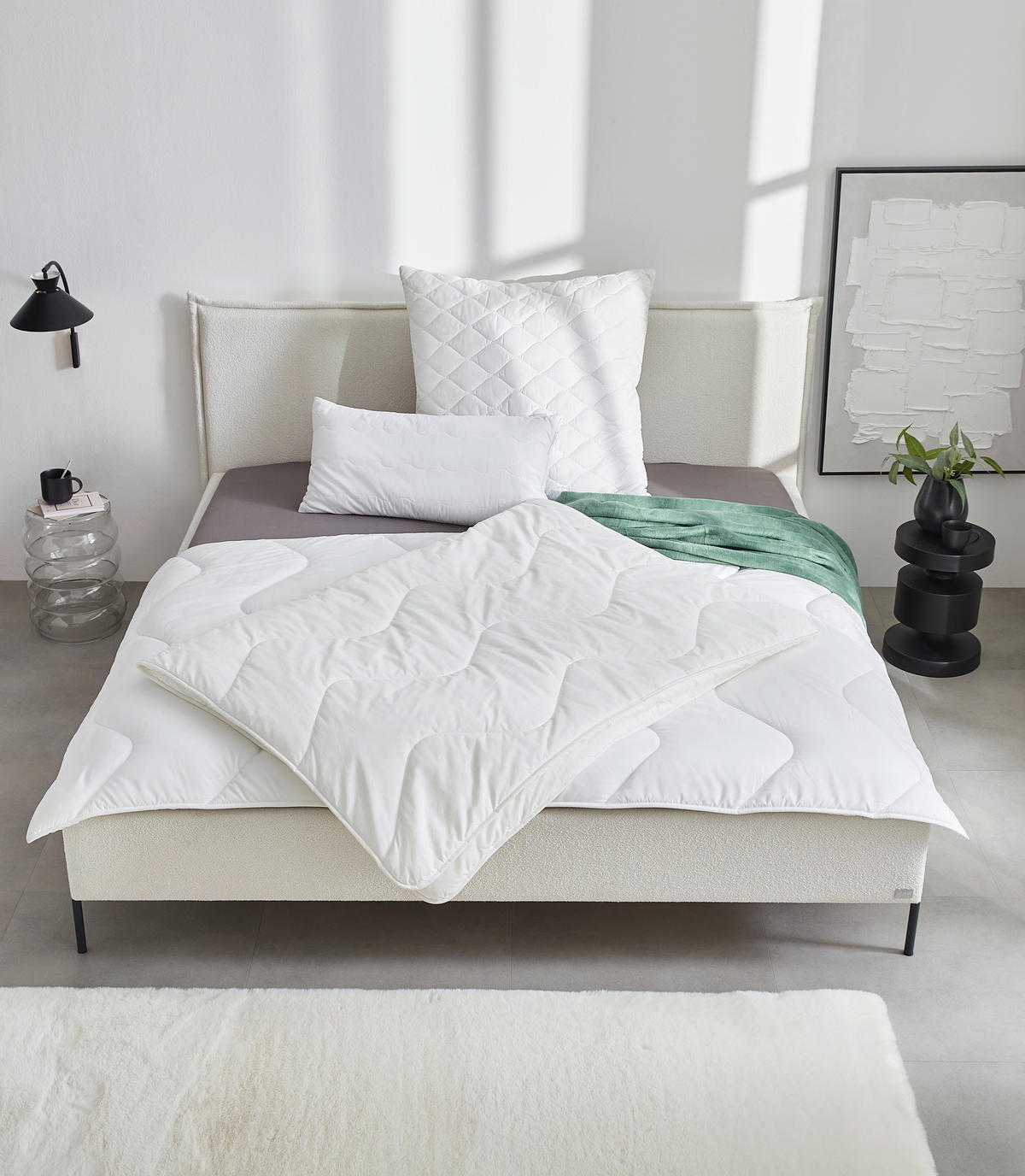 GANZJAHRESDECKE  Levante  135/200 cm   - Weiß, Basics, Textil (135/200cm) - Sleeptex