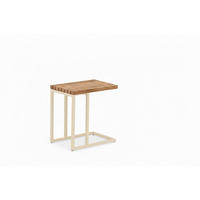 GARTENBEISTELLTISCH - Taupe, Modern, Holz/Metall (31/49/45cm) - Zebra 