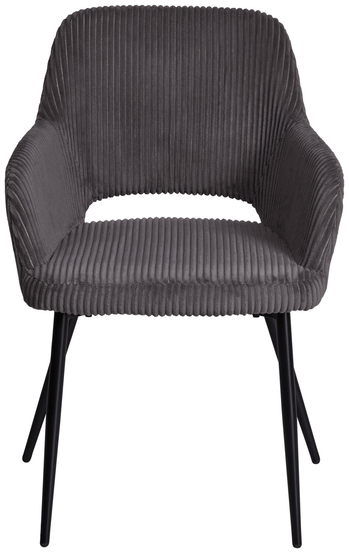 NASLANJAČ, les, kovina, tekstil siva  - siva/črna, Konvencionalno, kovina/tekstil (57/83.5/63cm) - MID.YOU