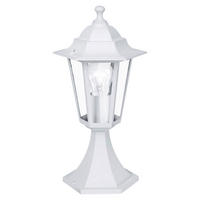 AUßENSTEHLEUCHTE   - Klar/Weiß, Basics, Glas/Metall (19,5cm) - Eglo