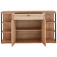 SIDEBOARD 160,1/90,7/40,2 cm  - Schwarz/Eiche Artisan, KONVENTIONELL, Holzwerkstoff/Kunststoff (160,1/90,7/40,2cm) - Cantus