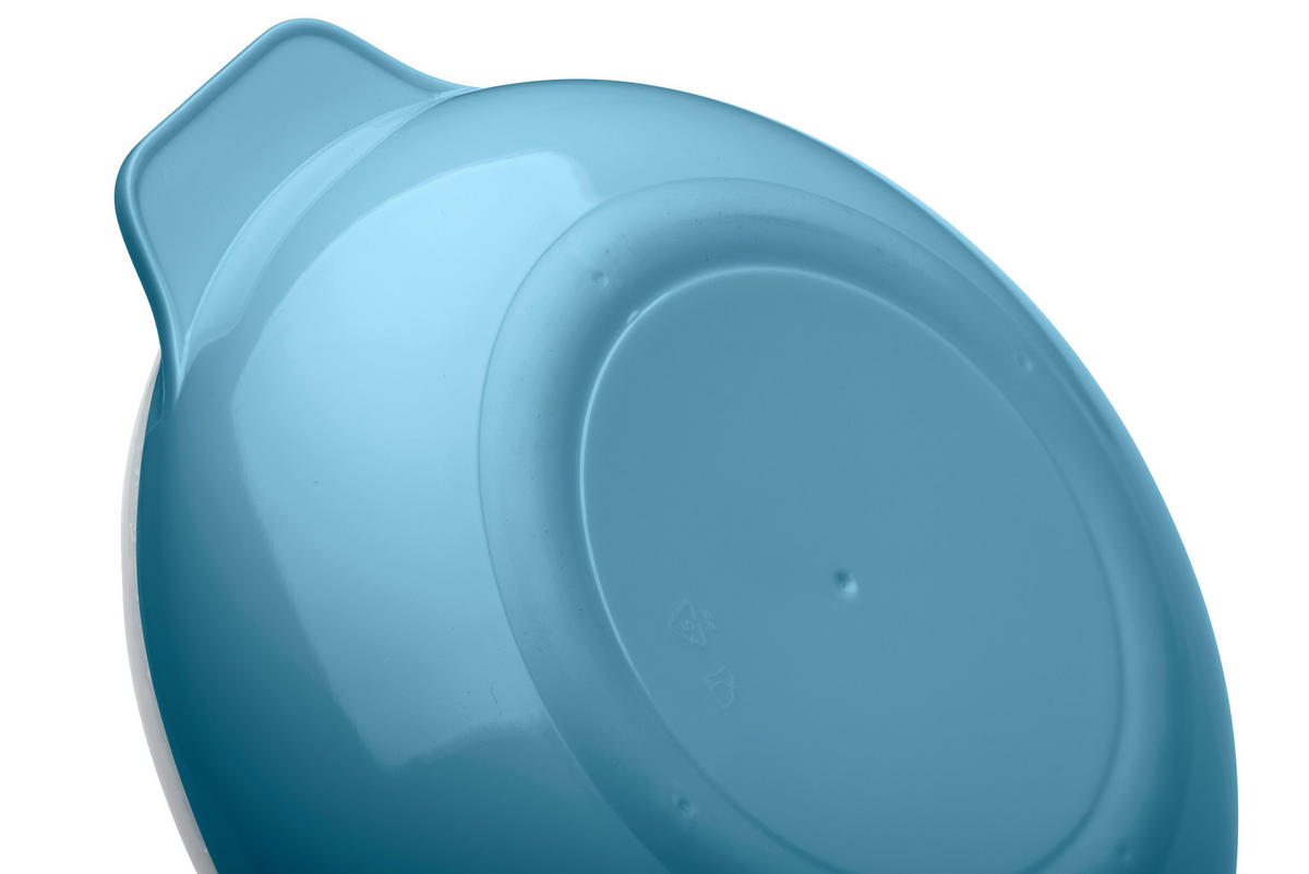 WARMHALTETELLER  - Blau/Weiss, Basics, Kunststoff (0,17/0,06/0,17cm)