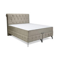 BOX KREVET 160/200 cm     bež  - bež/crna, Moderno, drvni materijal/tekstil (160/200cm) - Hom`in