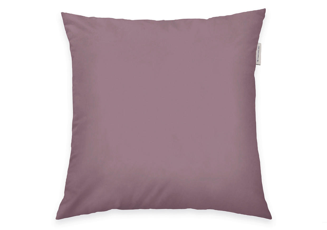 KISSENHÜLLE 40/40 cm  - Mauve, Basics, Textil (40/40cm) - Tom Tailor