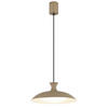 LED-HÄNGELEUCHTE 40/150 cm  - Sandfarben/Opal, KONVENTIONELL, Kunststoff/Metall (40/150cm) - Globo