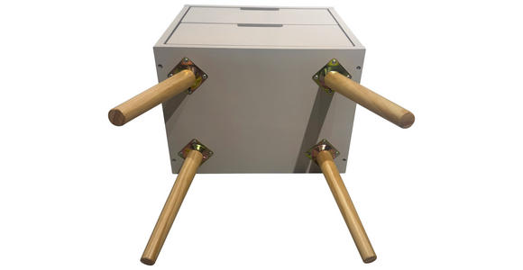 NACHTSCHRANK 40/60/30 cm Kiefer massiv  - Kaschmir/Naturfarben, Design, Holz/Holzwerkstoff (40/60/30cm) - Xora