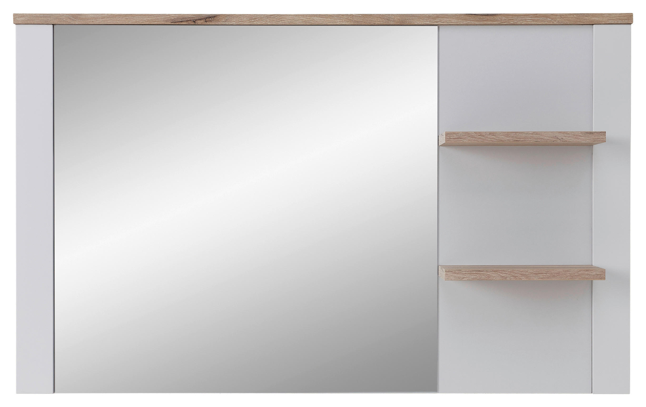 WANDSPIEGEL 130/80/17 cm    in  - Eichefarben/Braun, LIFESTYLE, Holzwerkstoff (130/80/17cm) - MID.YOU