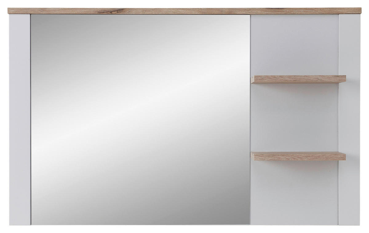 WANDSPIEGEL 130/80/17 cm  - Eichefarben/Braun, Lifestyle, Holzwerkstoff (130/80/17cm) - MID.YOU
