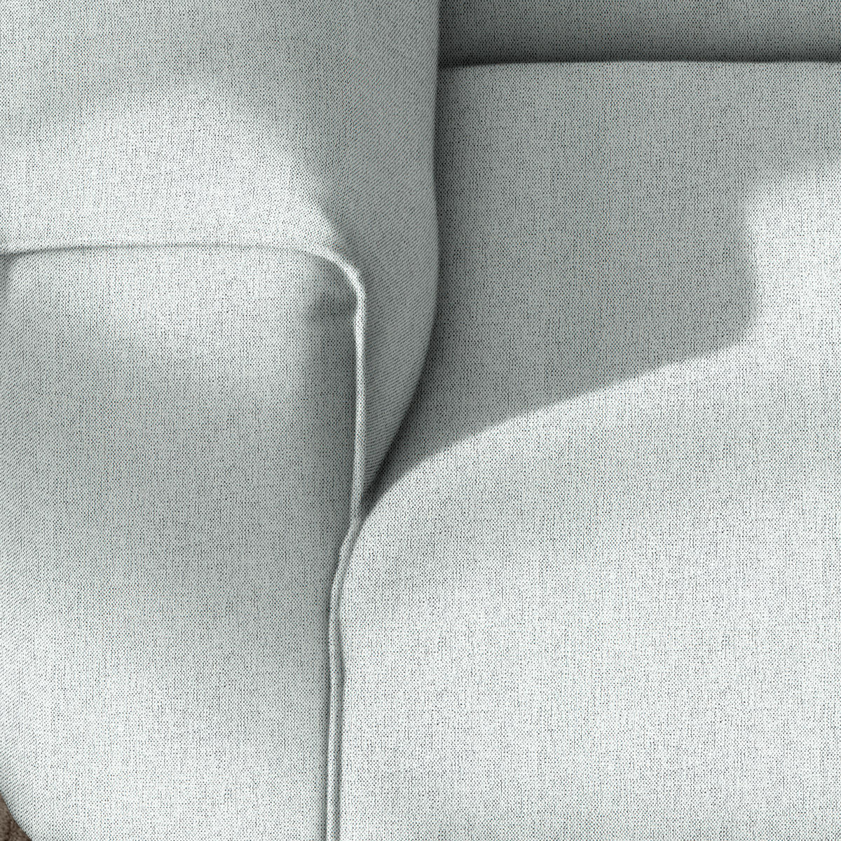 ECKSOFA in Webstoff Hellgrau  265/171 cm  - Hellgrau/Schwarz, Design, Kunststoff/Textil (265/171cm) - home24