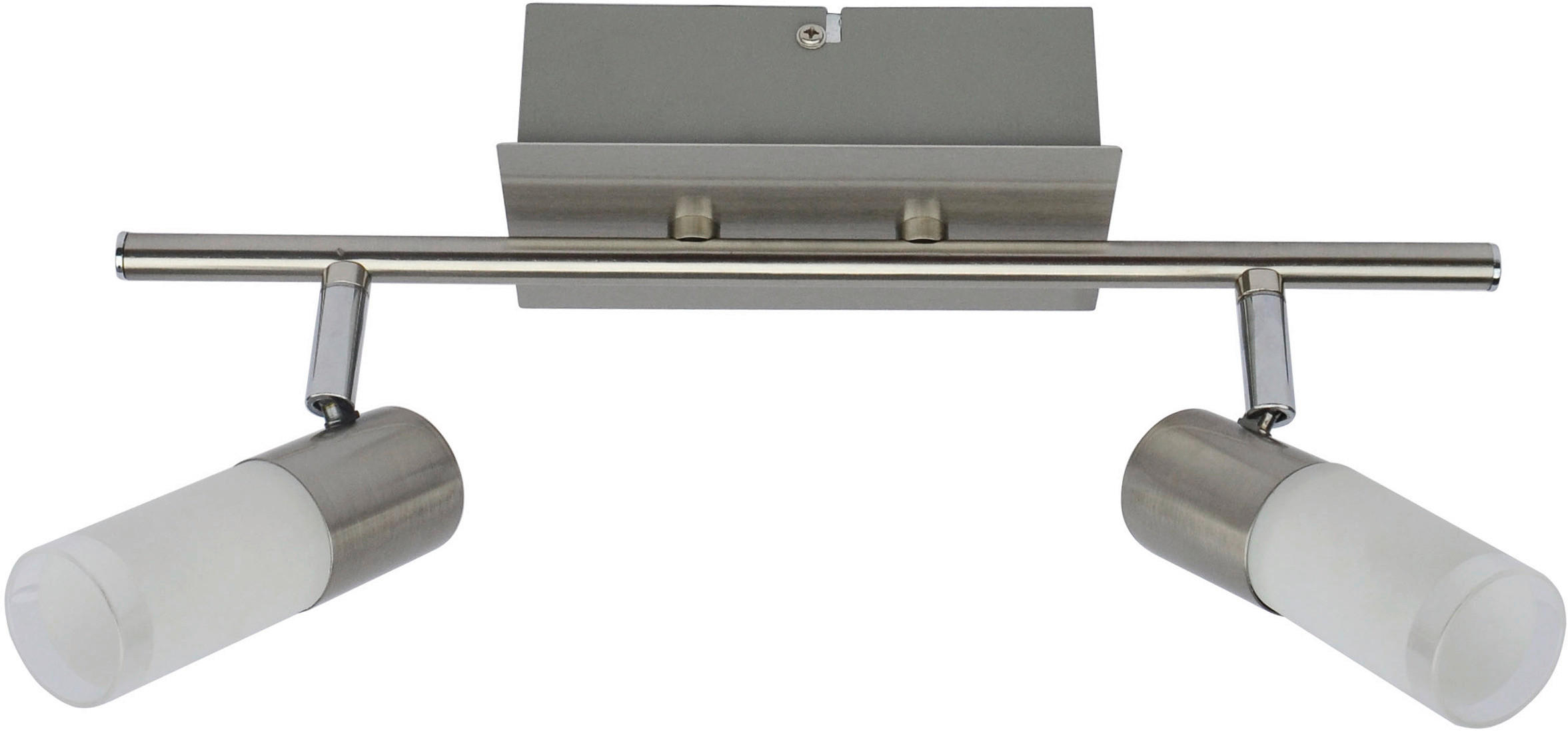 LED-STRAHLER 36/15/8 cm   - Chromfarben, Design, Glas/Metall (36/15/8cm) - Novel
