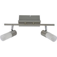 LED-STRAHLER 36/15/8 cm   - Chromfarben, Design, Glas/Metall (36/15/8cm) - Novel