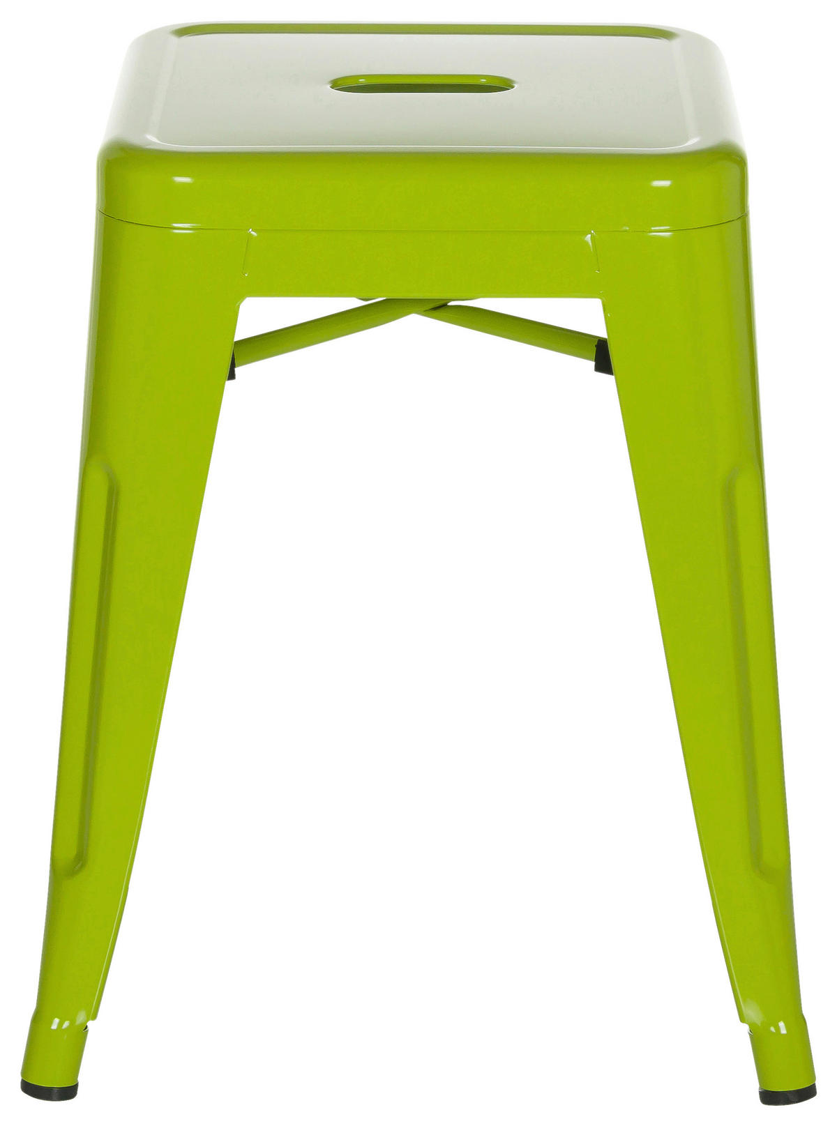 HOCKER Grün  - Grün, Basics, Metall (39/46/39cm) - MID.YOU