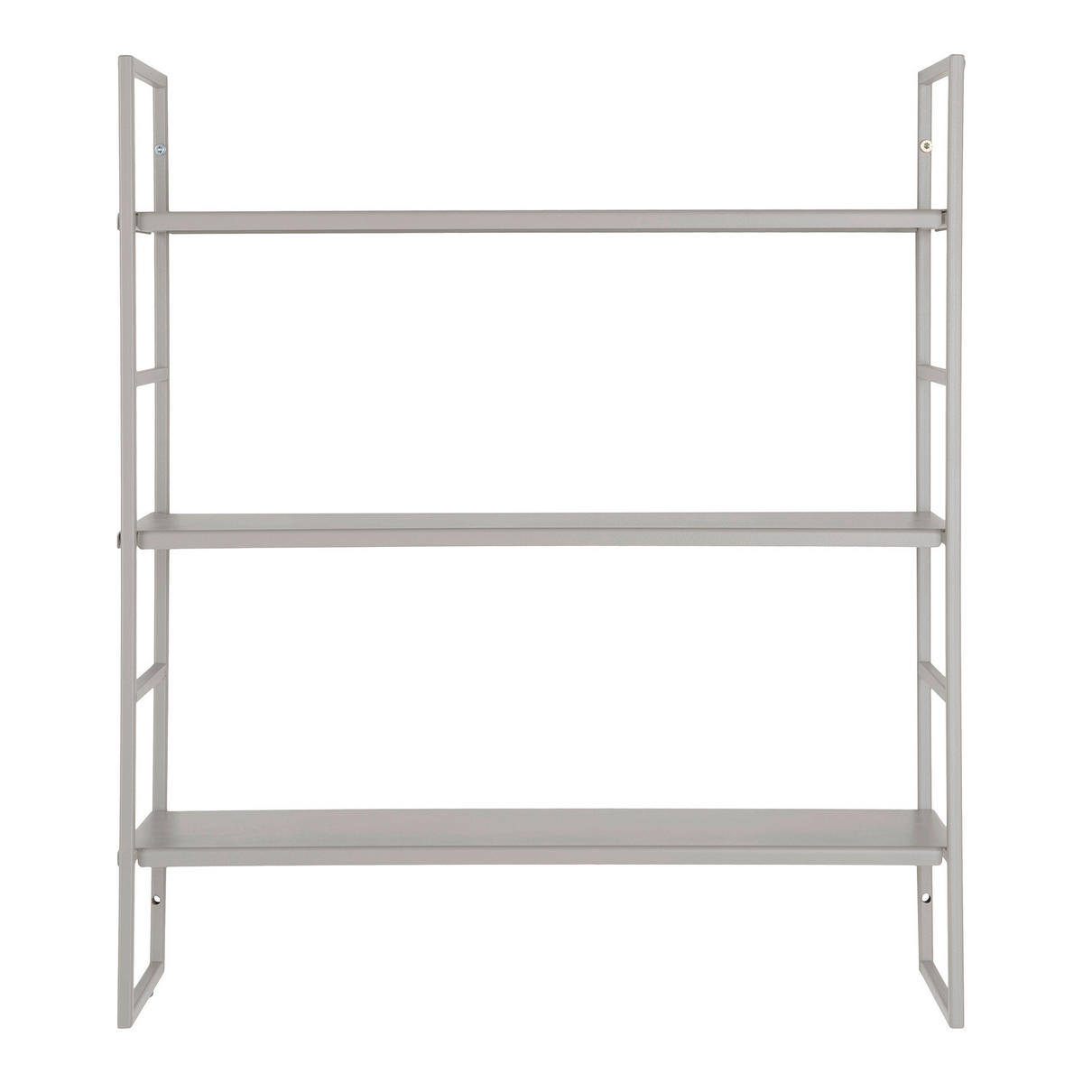 VÄGGHYLLPLAN 48/55/17 cm  - grå, Design, metall (48/55/17cm)