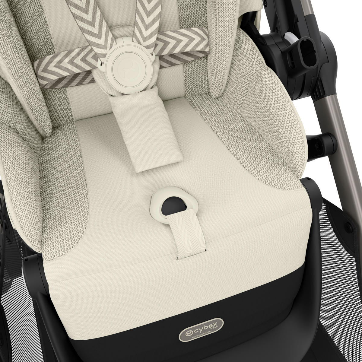 KINDERWAGEN E-GAZELLE S  - Taupe, Design, Kunststoff/Metall (94.5/66/100cm) - Cybex