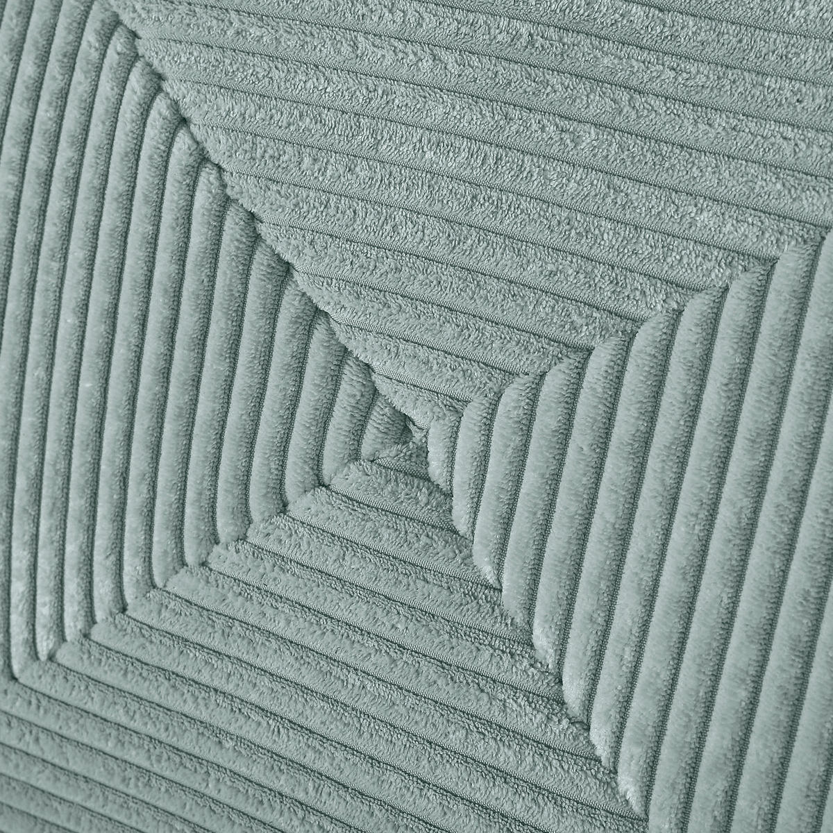 SCHLAFSOFA Cord Mintgrün  inkl. Rückenkissen, Bettkasten, Schlaffunktion, Rücken echt, Armteilverstellung, Liegefläche im Originalstoff  - Schwarz/Mintgrün, KONVENTIONELL, Textil/Metall (200/78/95cm) - home24