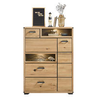 HIGHBOARD 105/143/38 cm  - Graphitfarben/Eiche Artisan, Design, Holz/Holzwerkstoff (105/143/38cm) - Livetastic