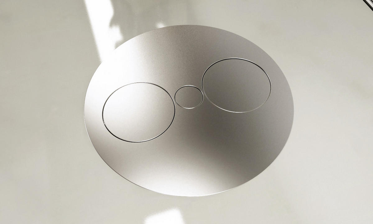 STECKDOSENELEMENT - Edelstahlfarben, Basics, Kunststoff (42,5/11,5/4cm) - HKT