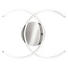 LED-DECKENLEUCHTE - Chromfarben/Weiß, Design, Glas/Metall (57/50/11cm) LED-DECKENLEUCHTE - Chromfarben/Weiß, Design, Glas/Metall (57/50/11cm)
