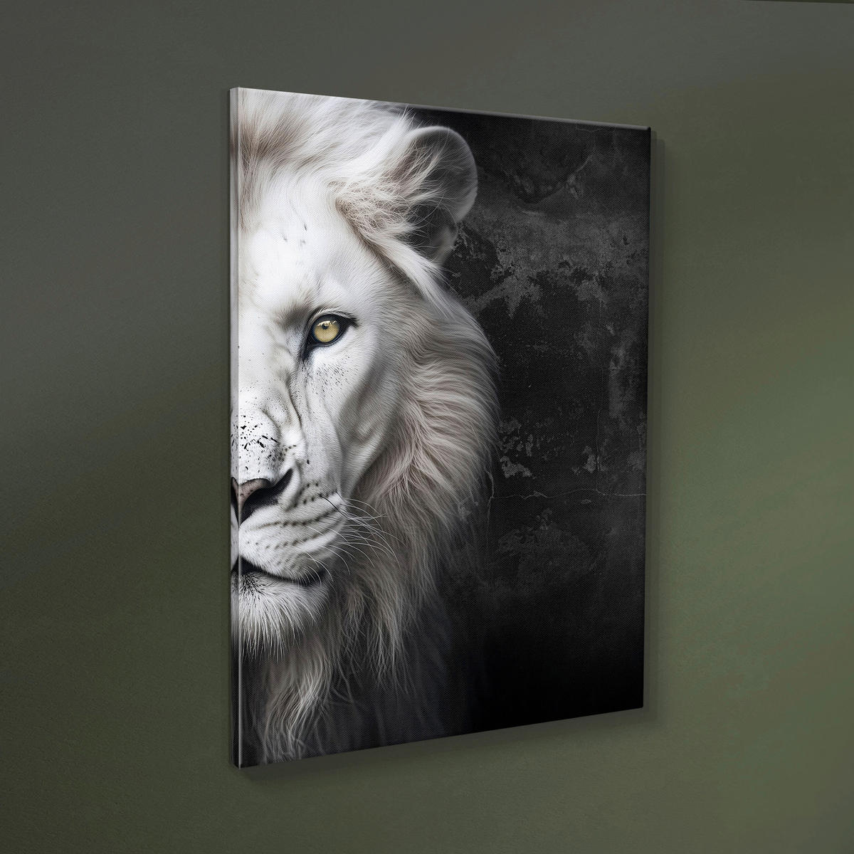 LEINWANDBILD Tiere 60/80 cm  - Schwarz/Weiß, Basics, Holz/Textil (60/80cm)
