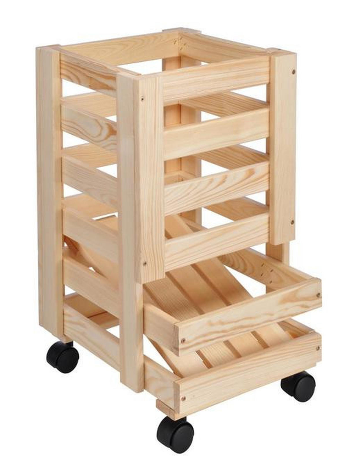 Kartoffel- und Obstkiste     - Basics, Holz (30/52,5/30cm)