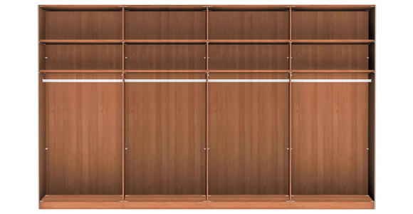 SCHWEBETÜRENSCHRANK 330/217/67 cm 4-türig Buchefarben - Buchefarben, Natur, Glas/Holz (330/217/67cm) - Linea Natura