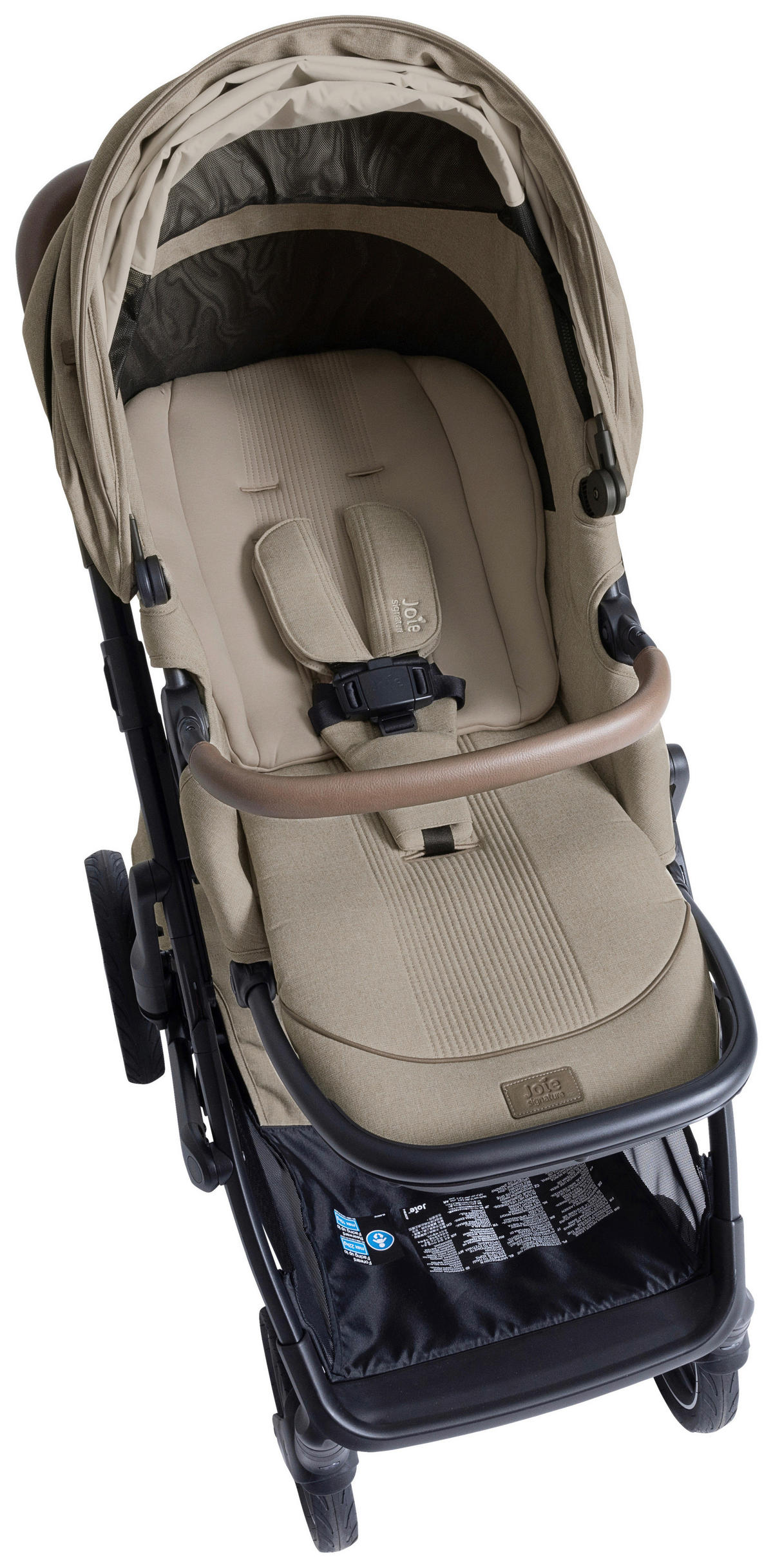 KOMBIKINDERWAGEN  Vinca 2in1  Sandstone  - Schwarz/Cappuccino, Basics, Textil/Metall (65/109/97cm) - JOIE SIGNATURE