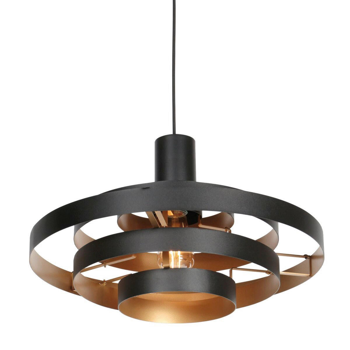 HÄNGELEUCHTE  50/160/50 cm   - Schwarz, Trend, Metall (50/160/50cm)