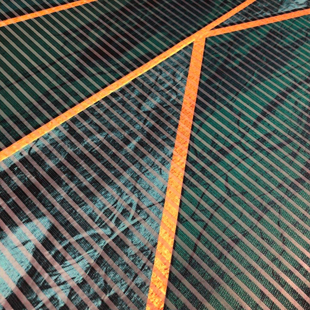 PANELOVÝ ZÁVĚS, 60/245 cm - zelená, Natur, textil (60/245cm)