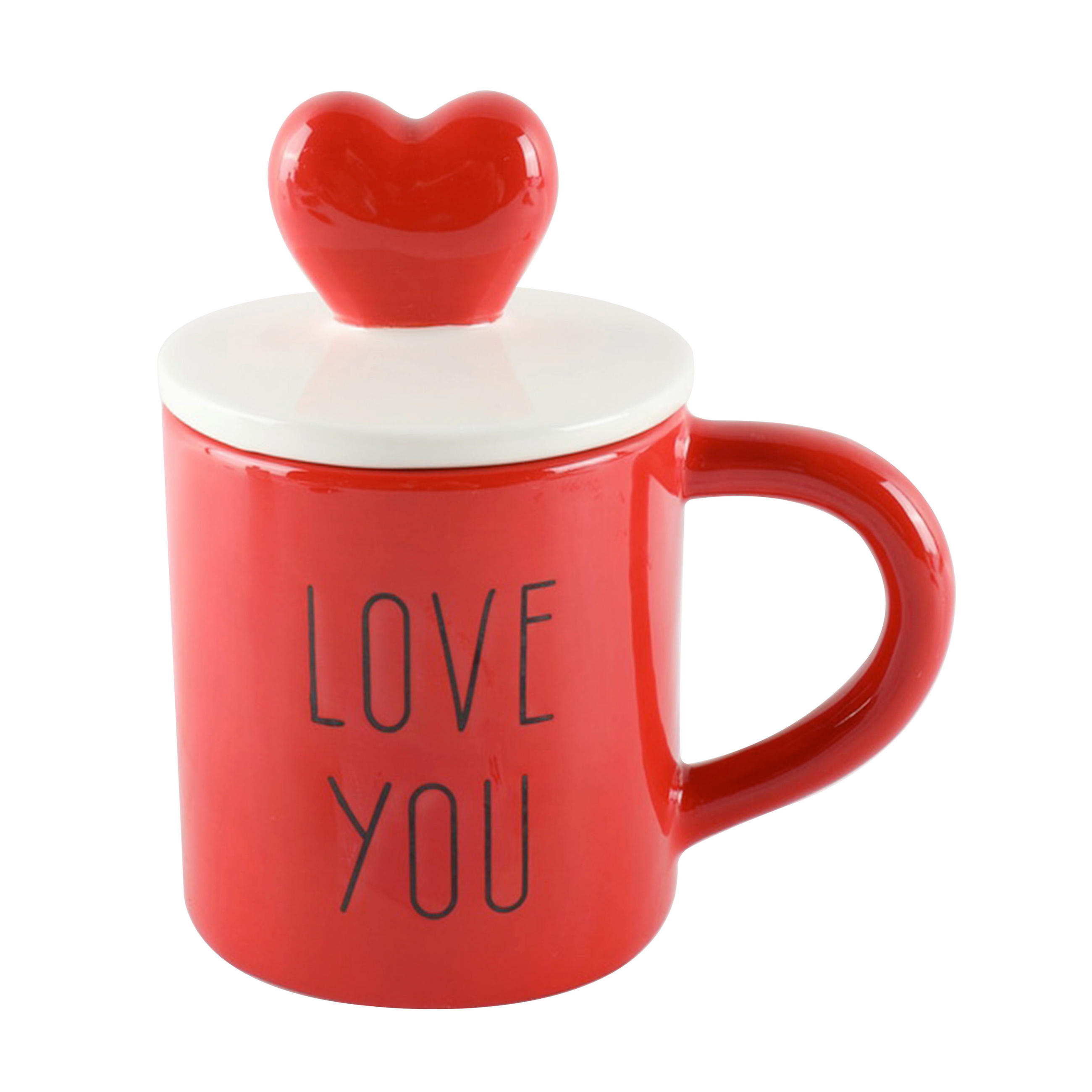 XXXLutz Tasse Rot 14x15.1x9.3 cm