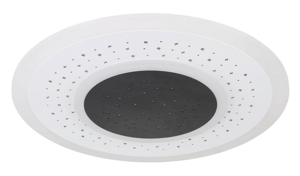 LED-DECKENLEUCHTE 44 W  46/5,5 cm    - Weiss/Opal, Design, Kunststoff/Metall (46/5,5cm) - Globo