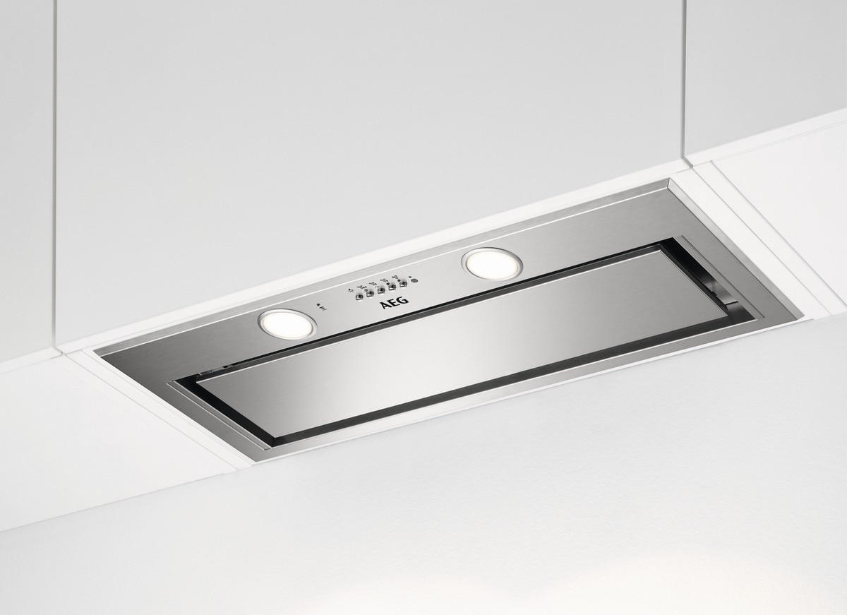 DUNSTABZUGSHAUBE DGE5861HM  - Edelstahlfarben, Design, Metall (77/33,1/30cm) - AEG